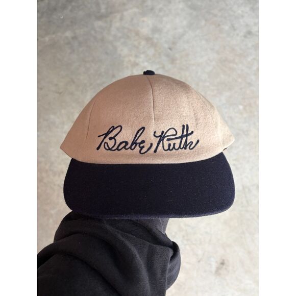 American Vintage Other - RARE Vintage Babe Ruth Beanie-Glo Stadium Cap Hat Wool Yankees 7 1/4 1930s